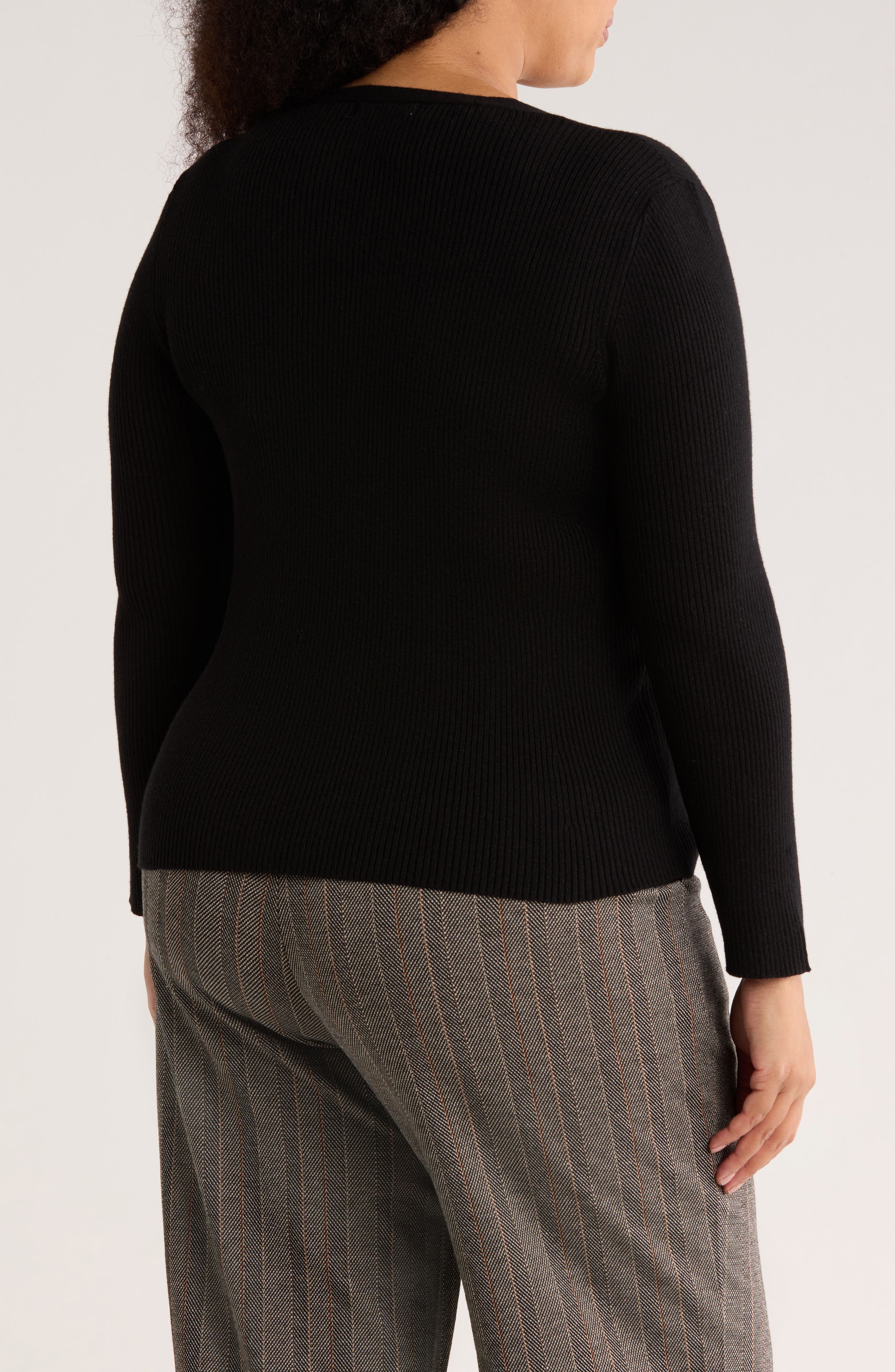 Button Cardigan Sweater - image 2
