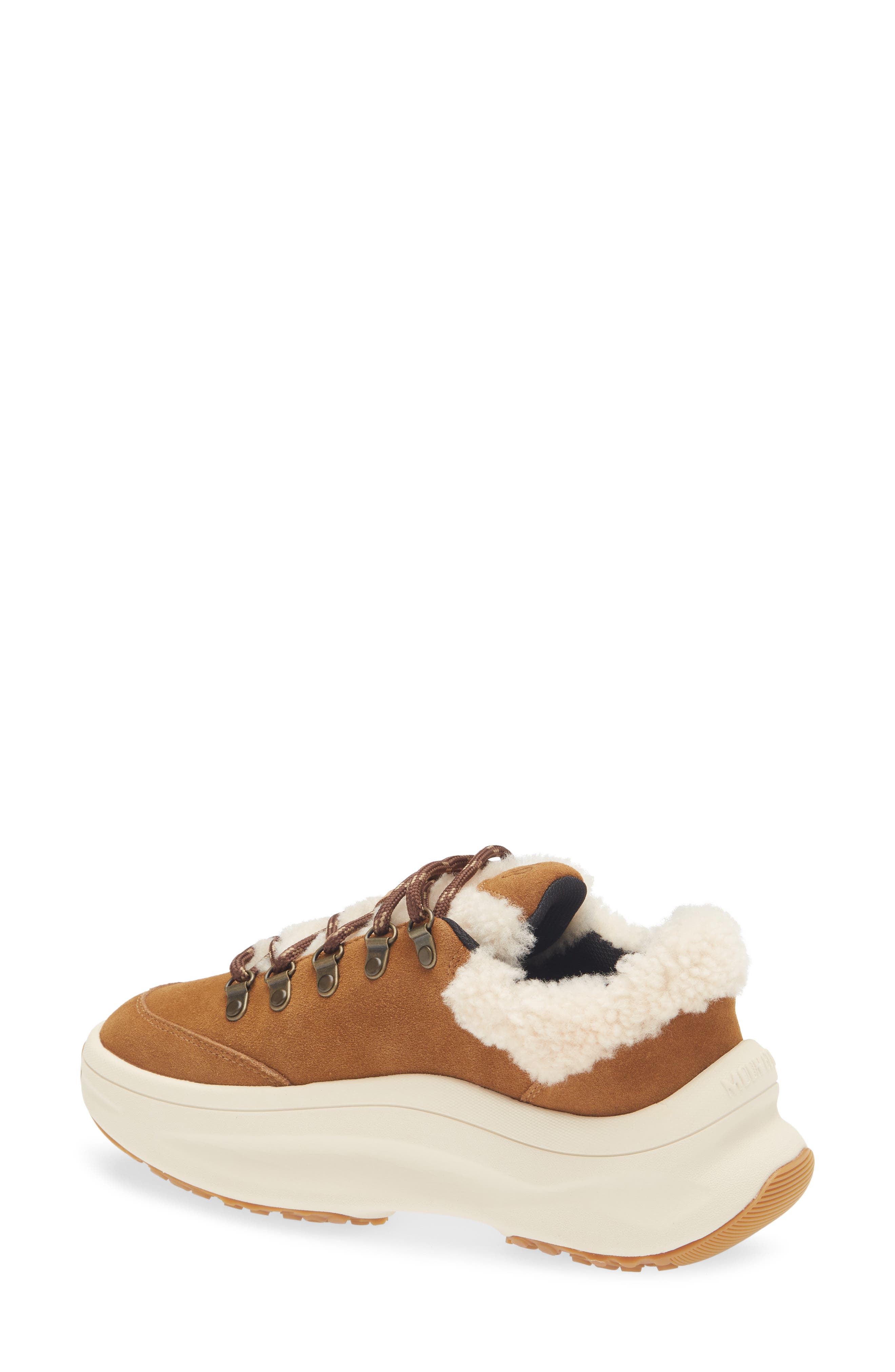 Moon Boot<sup>®</sup> City Genuine Shearling Water Repellent Boot, Alternate, color, Cognac