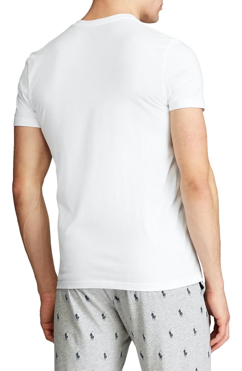 5-Pack Relaxed Fit Logo Embroidered V-Neck Undershirts