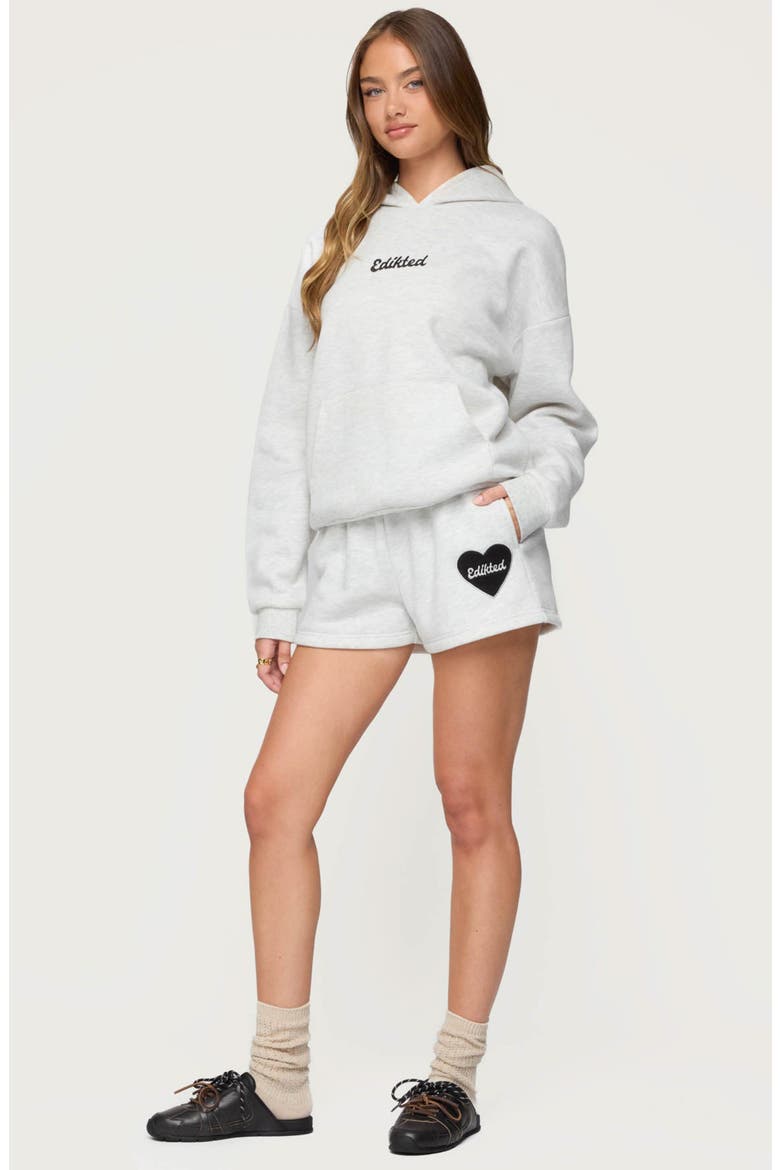 Big Love Sweat Shorts, Alternate, color, GRAY-MELANGE