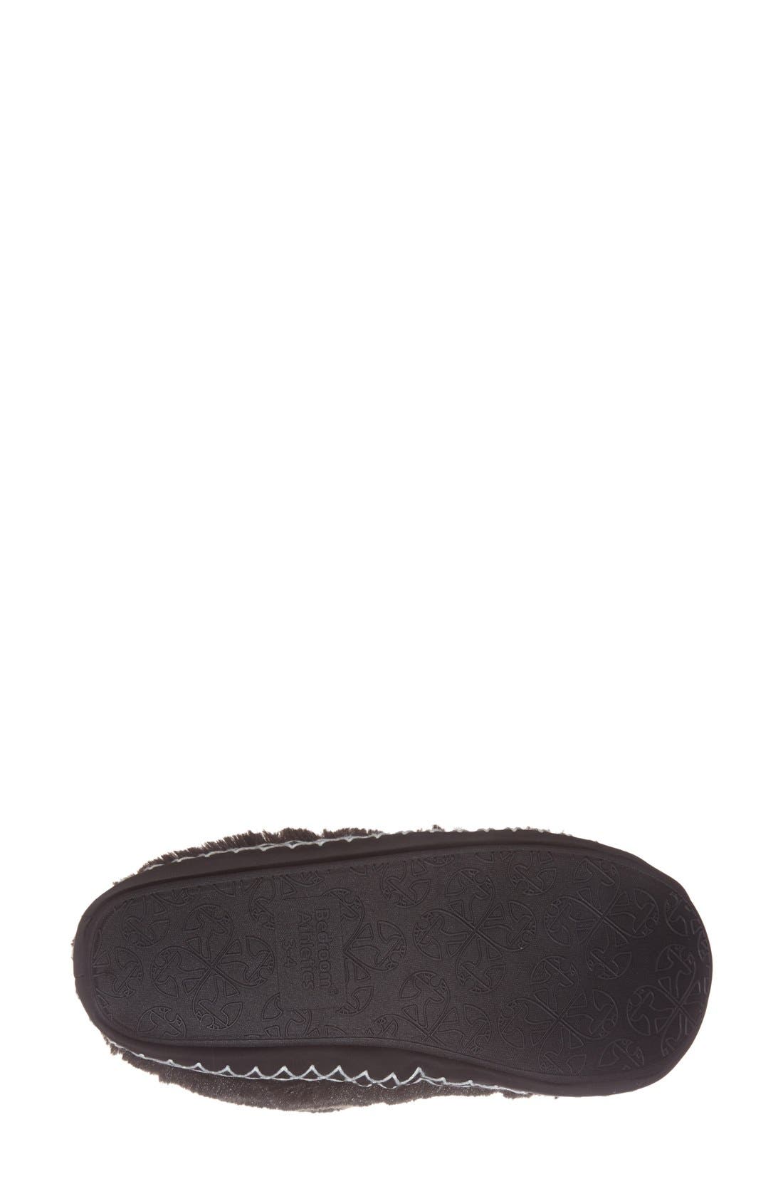 'Marilyn' Faux Fur Slipper Boot, Alternate, color, CHARCOAL