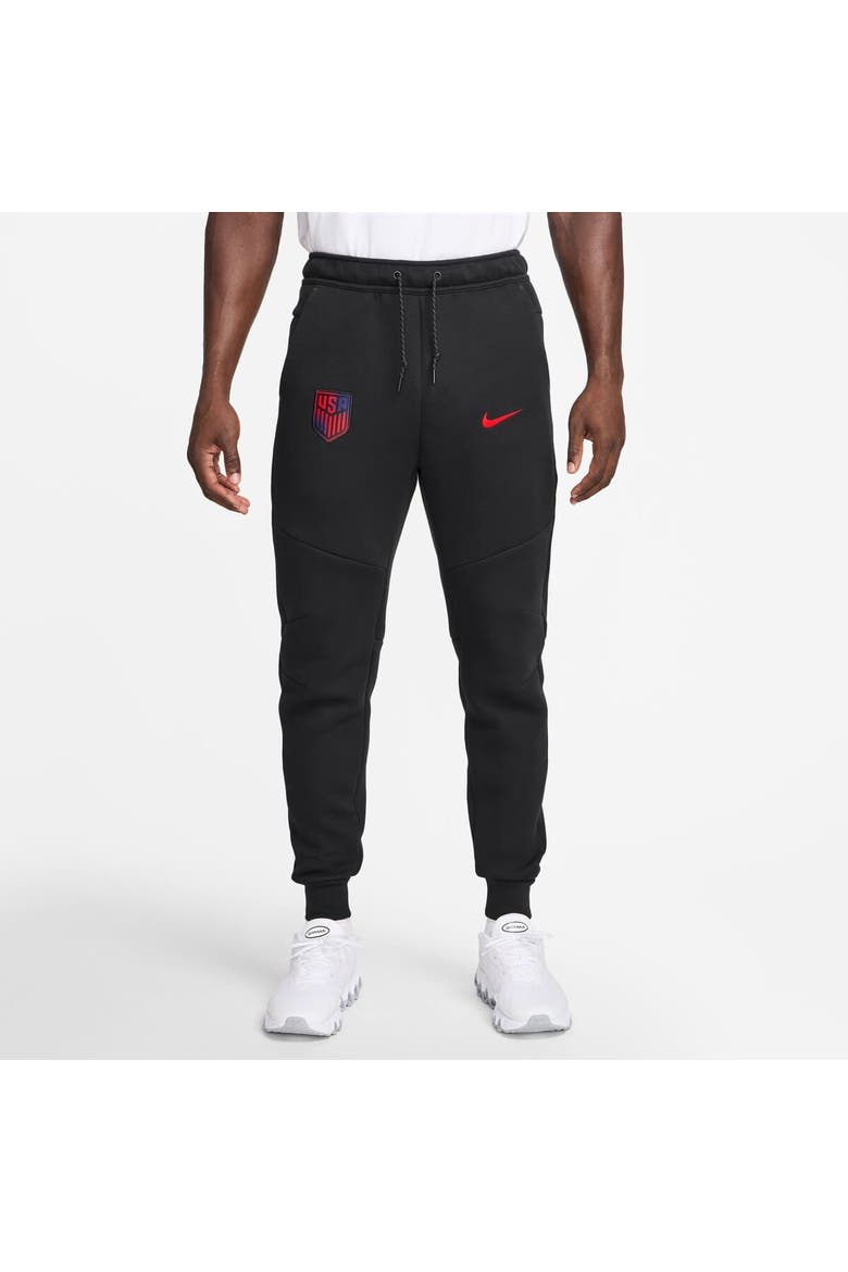 Men's Nike Black USMNT Tech Fleece Joggers, Main, color, Black