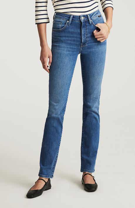 Kendra High Waist Straight Leg Jeans