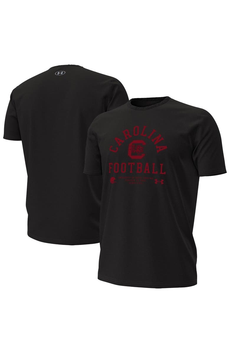 Under Armour Men's Under Armour Black South Carolina Gamecocks 2025 Sideline Football Performance T-Shirt, Main, color, Black