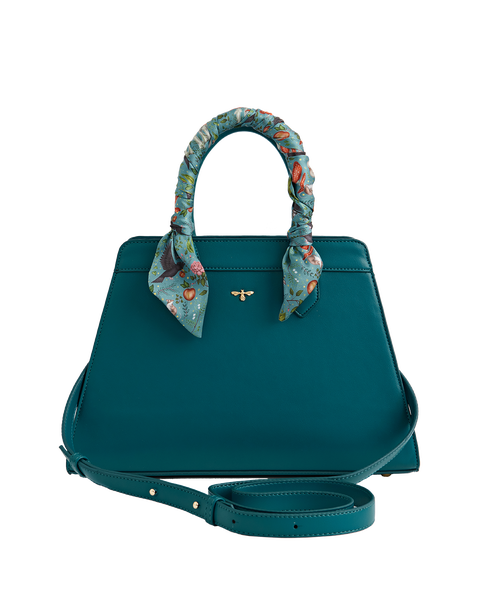 Into The Woods Teal Tote