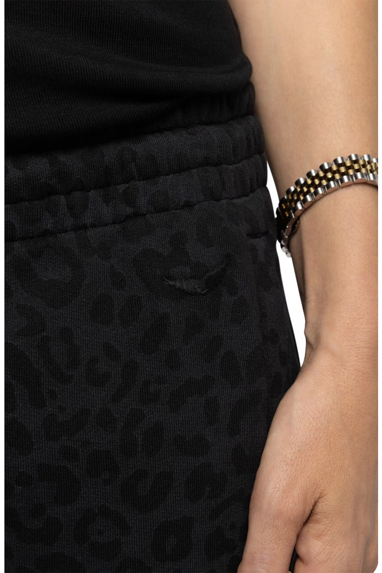 Chilloh Animalier Sweatpants, Alternate, color, CARBONE