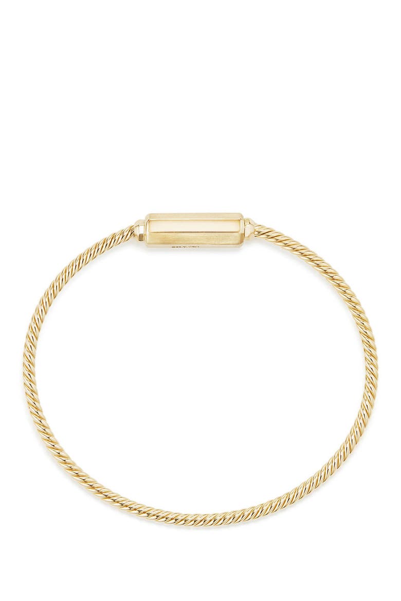 Barrels Bracelet with Diamonds in 18K Gold, Alternate, color, YELLOW GOLD