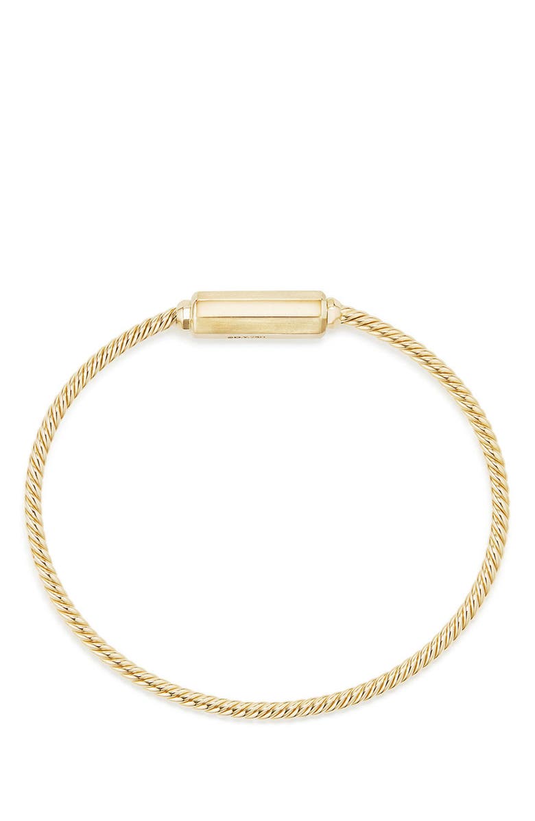 David Yurman Barrels Bracelet with Diamonds in 18K Gold, Alternate, color,
