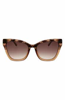 Oscar de la Renta Butterfly Cat Eye Sunglasses