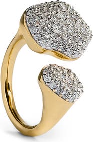 Monica Vinader Odyssey Pavé Lab Grown Diamond Open Ring (Online Trunk Show)