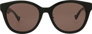 Gucci 56mm Round Sunglasses