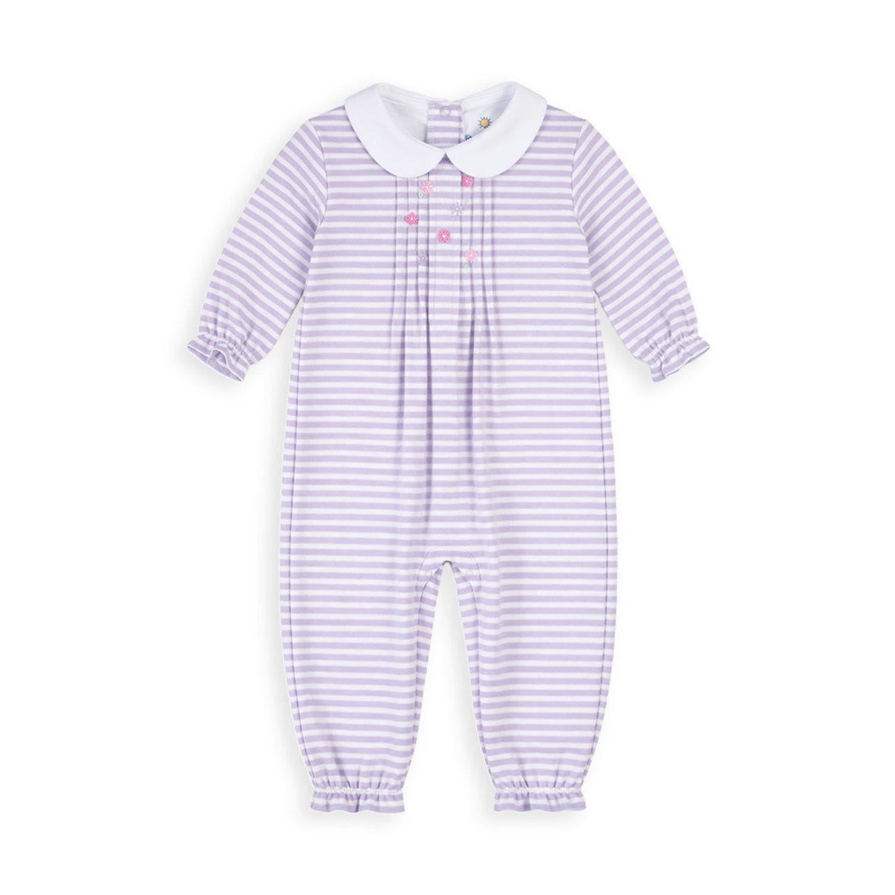 selected Lavender & White Stripe