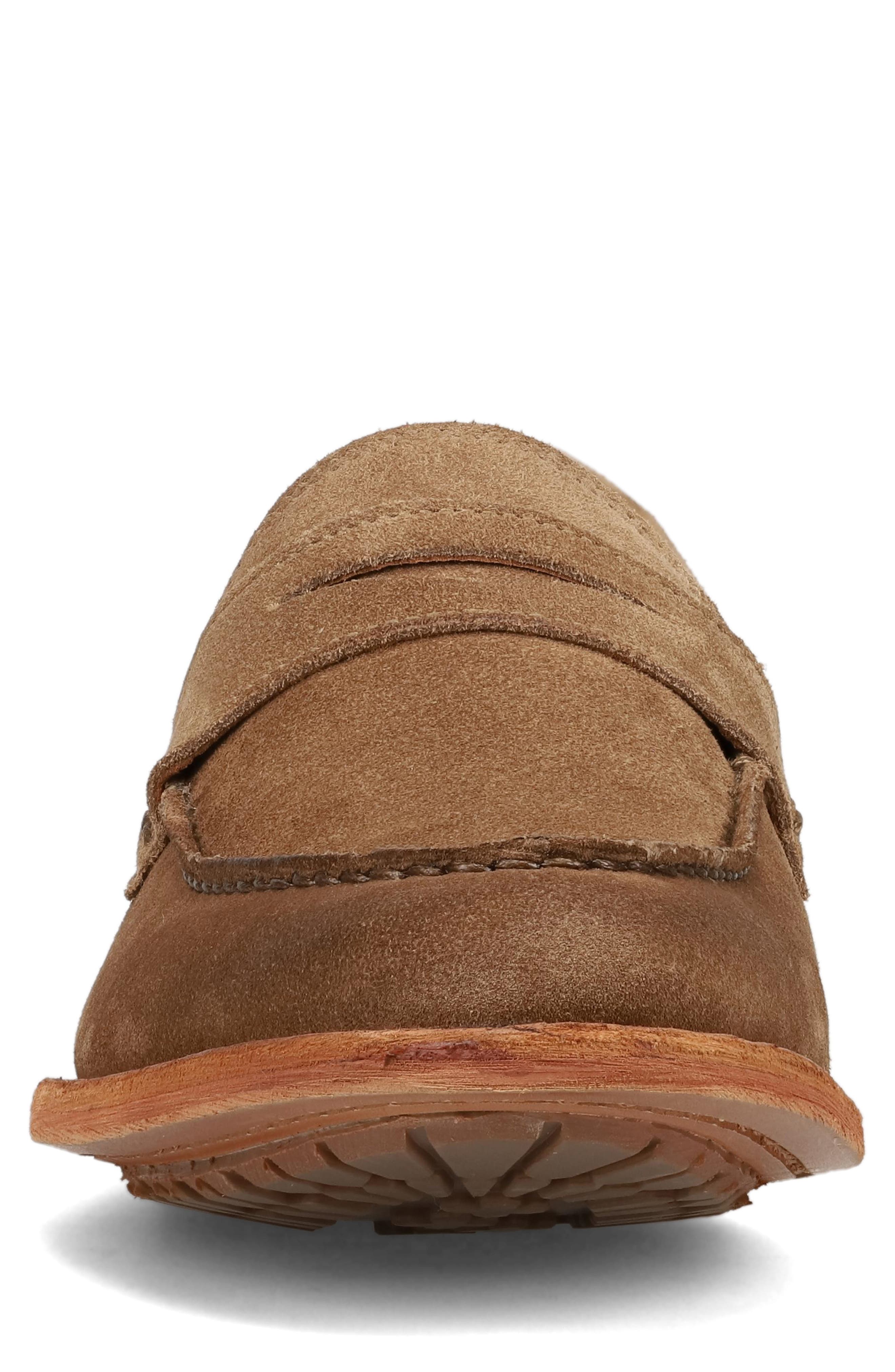 Frye Tyler Flex Penny Loafer, Alternate, color, Mushroom