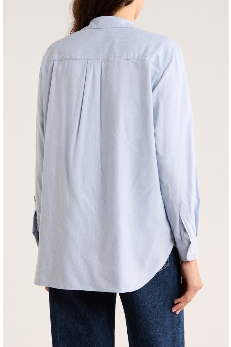 Joedy Boyfriend Button-Up Shirt, Alternate, color, GRAY BLUE
