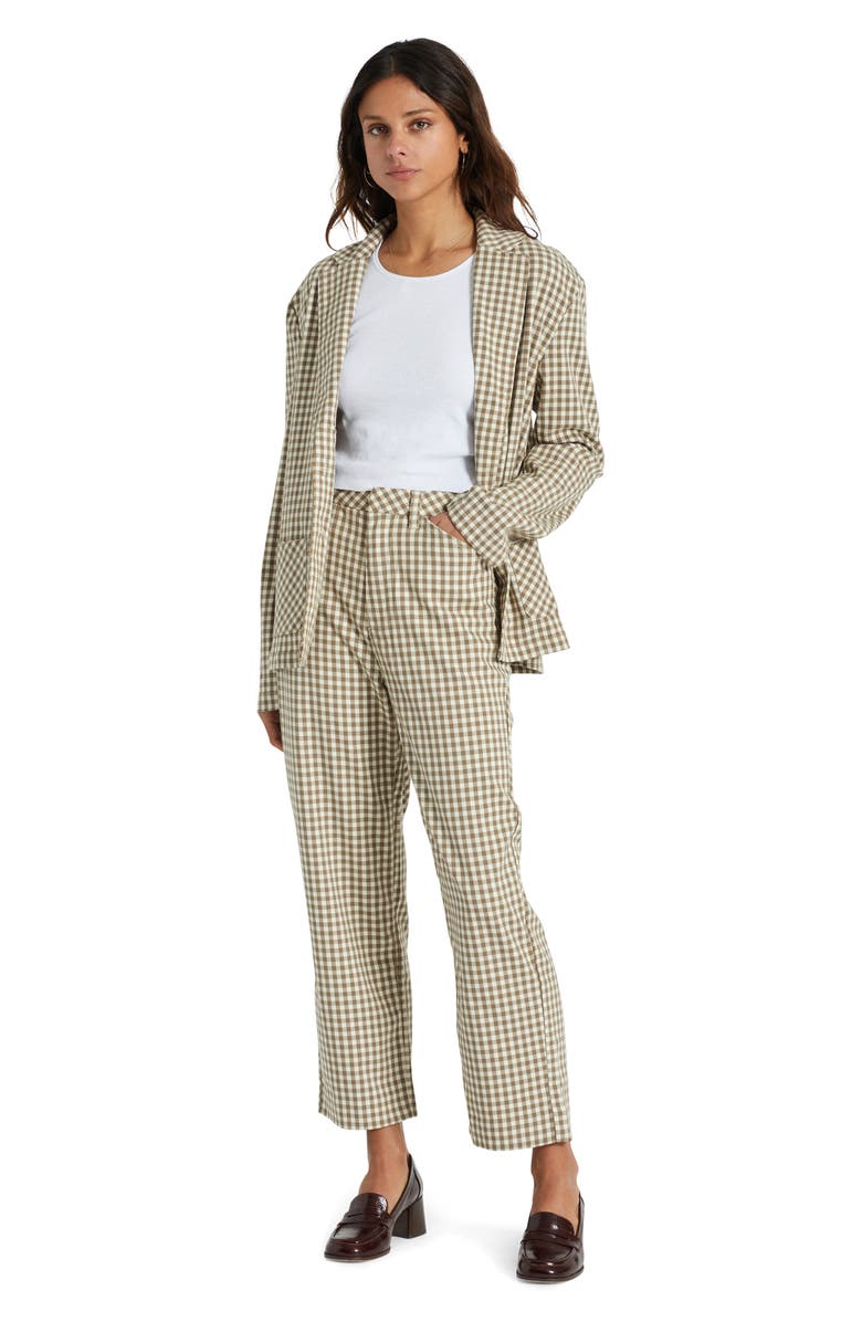 Brixton Thurston Gingham Pants, Alternate, color, 