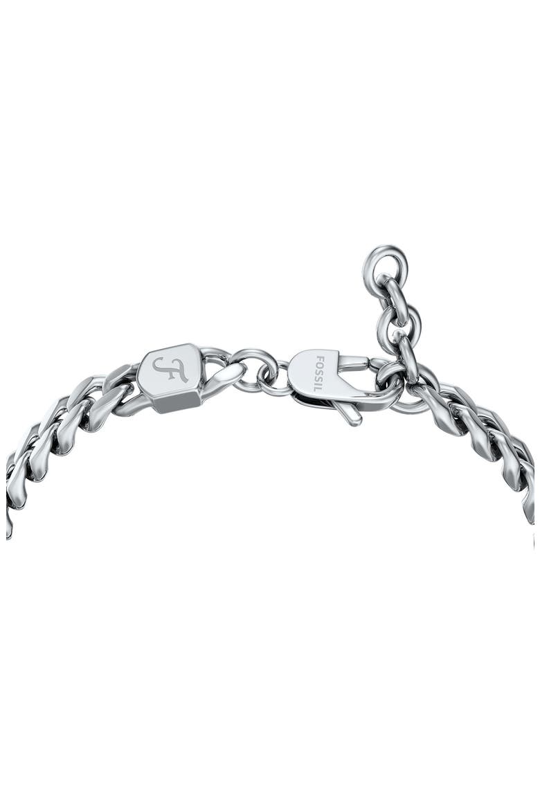 Men's Ellis Stainless Steel ID Bracelet, Alternate, color, MULTI