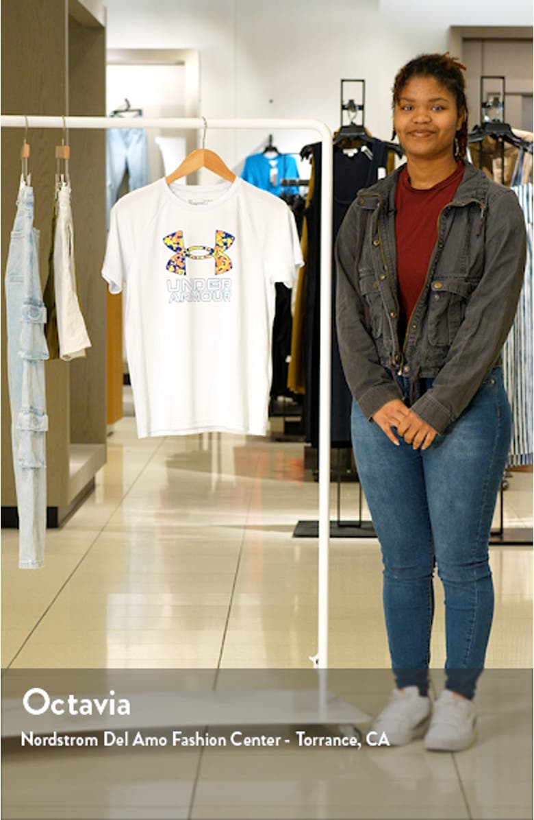 Kids' UA Tech<sup>™</sup> Hybrid Performance Graphic Tee, sales video thumbnail