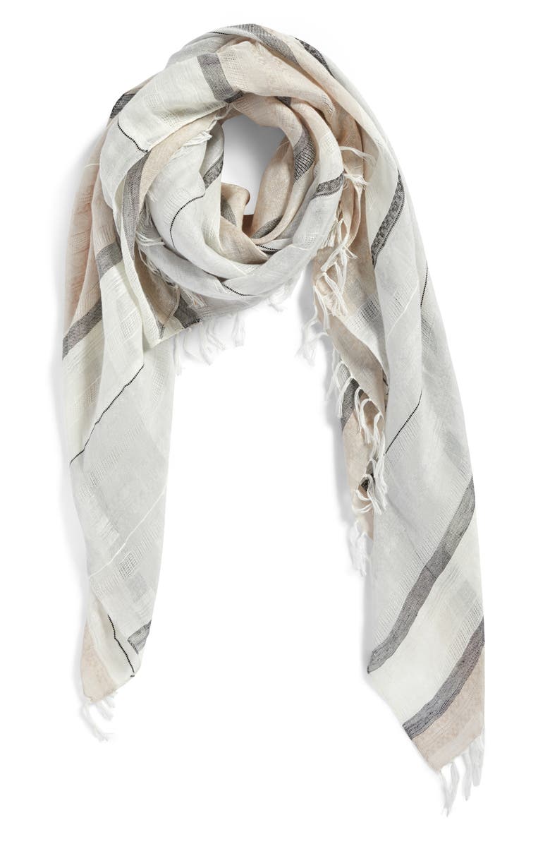 Caslon<sup>®</sup> Stripe Scarf, Alternate, color, 