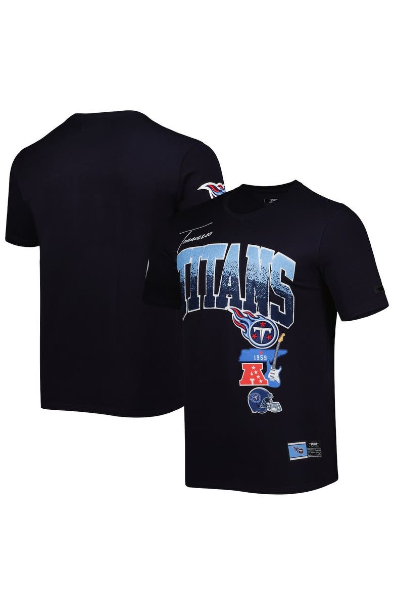 PRO STANDARD Men's Pro Standard Navy Tennessee Titans Hometown Collection T-Shirt, Main, color, Navy