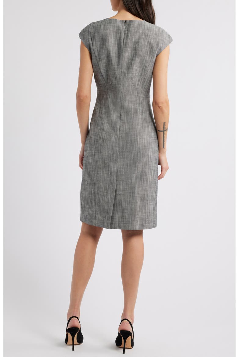 Dironah Sheath Dress, Alternate, color, MONOCHROME SHARKSKIN