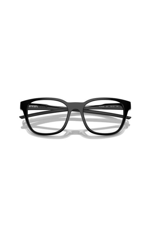 Scuderia Ferrari 53mm Square Optical Glasses In Black