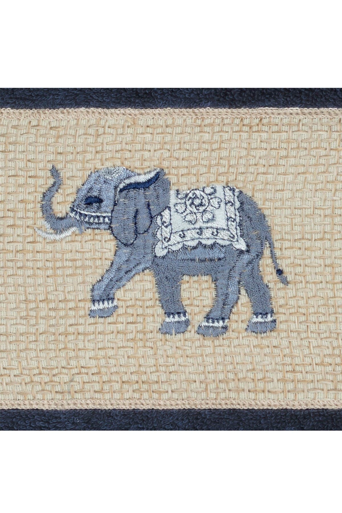 Linum Home Textiles Quinn 3-Piece Embellished Towel - Midnight Blue ...