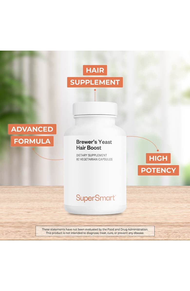 SuperSmart Brewer's Yeast Hair Boost, Alternate, color, NO COLOR