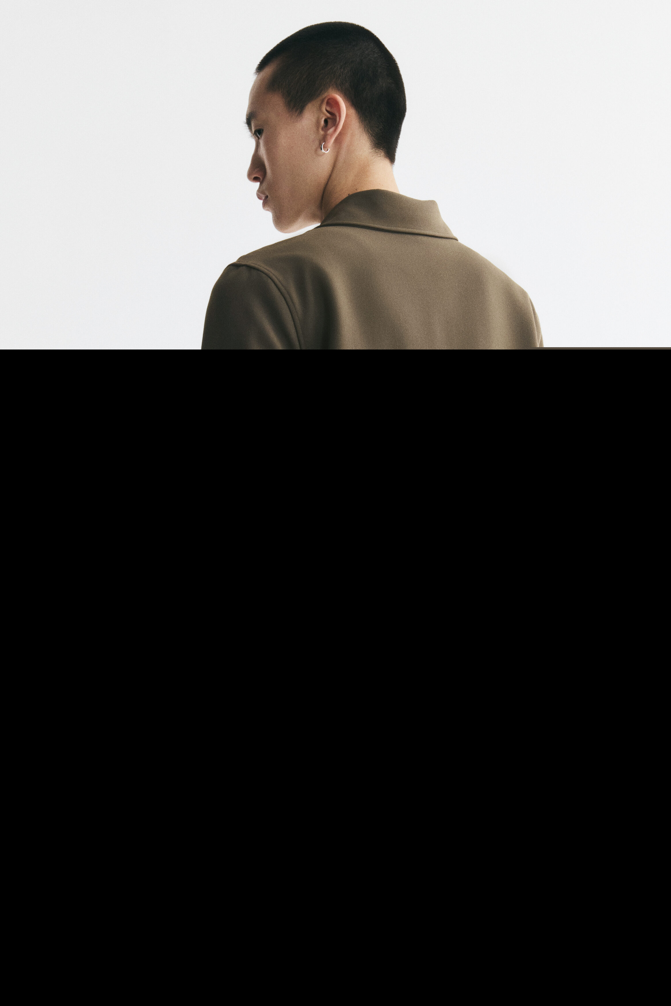 Overshirt, Alternate, color, Dark khaki green