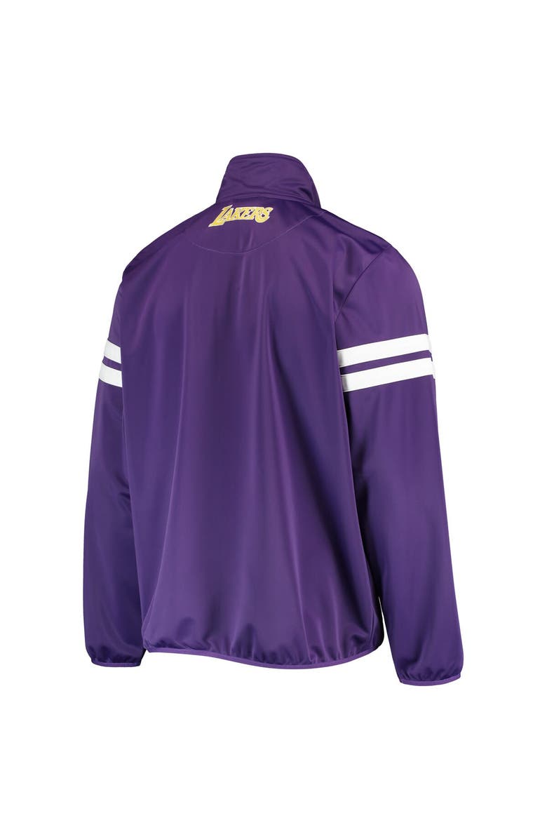G-III SPORTS BY CARL BANKS Men's G-III Sports by Carl Banks Purple Los Angeles Lakers Power Pitcher Full-Zip Track Jacket, Alternate, color, Purple