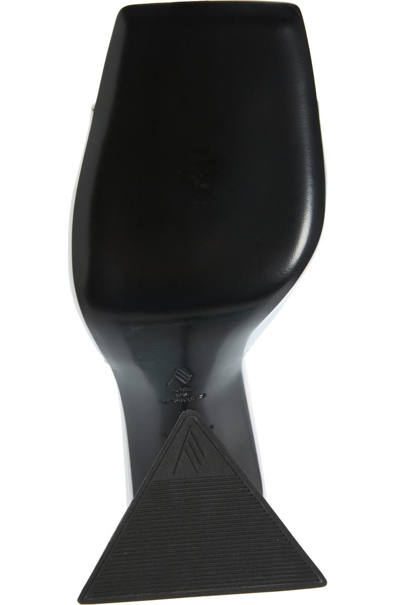 The Attico Devon Slide Sandal, Alternate, color, Holographic Silver