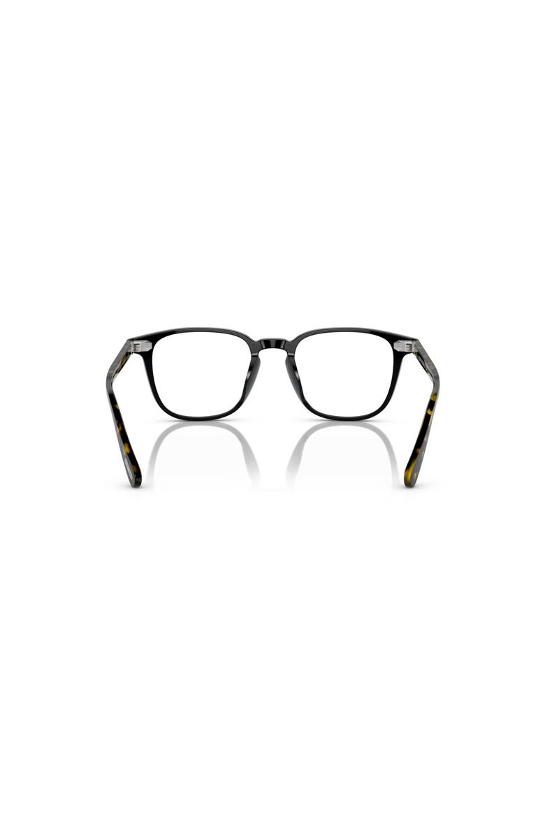 48mm Rectangle optical glasses, Alternate, color, Black
