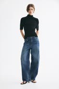 H&M Barrel-leg Regular-waist Jeans