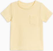 Colored Organics Lou Organic Ribbed Short Sleeve Pocket Tee