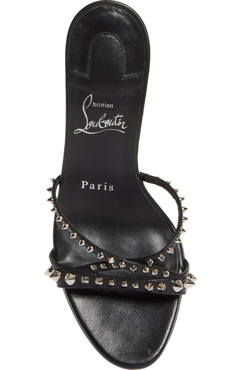 Christian Louboutin Tatoosh Spike Slide Sandal, Alternate, color,