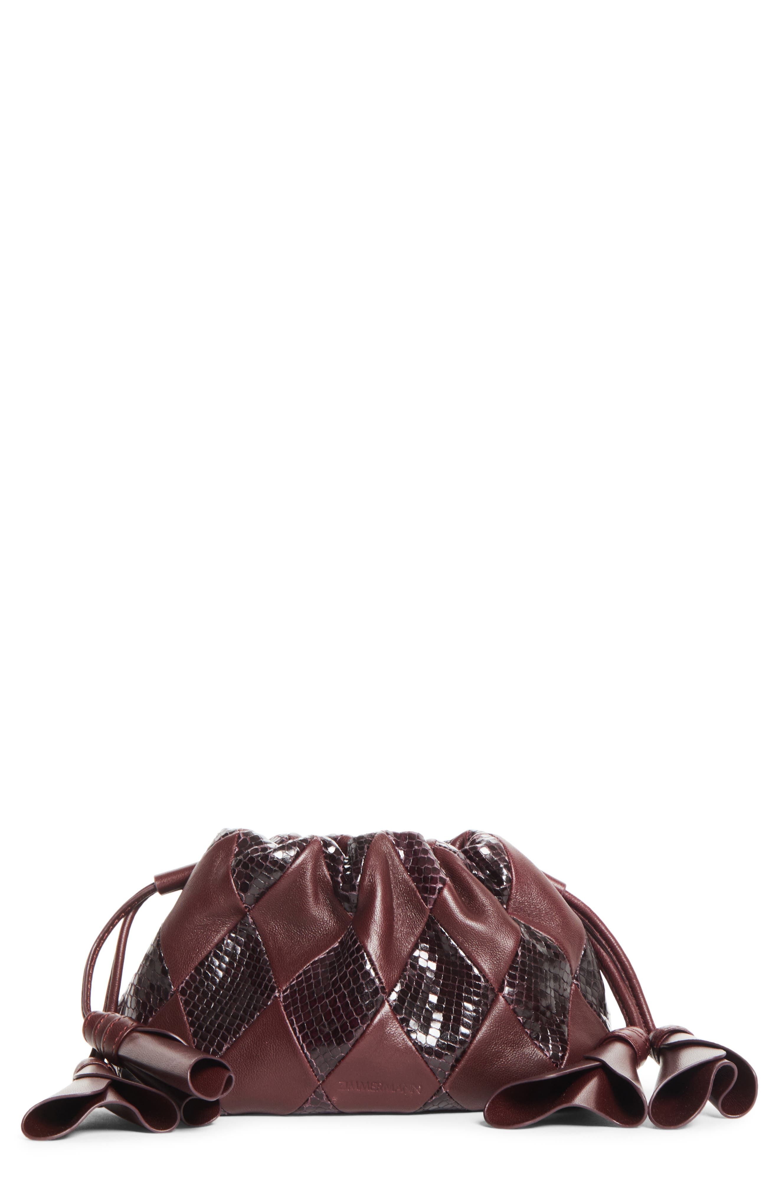 Small Cloud 91 Clutch, Main, color, MAHOGANY
