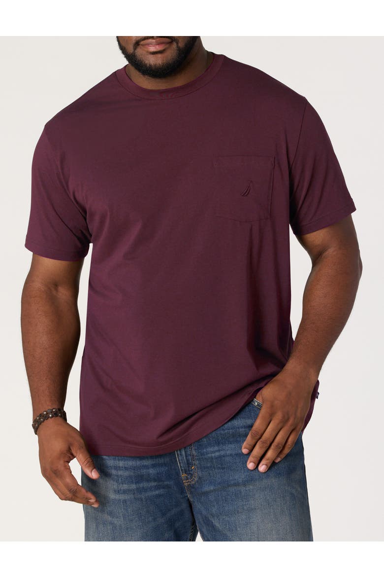 Big & Tall Pocket Tee, Main, color, SEAPORT BURGUNDY
