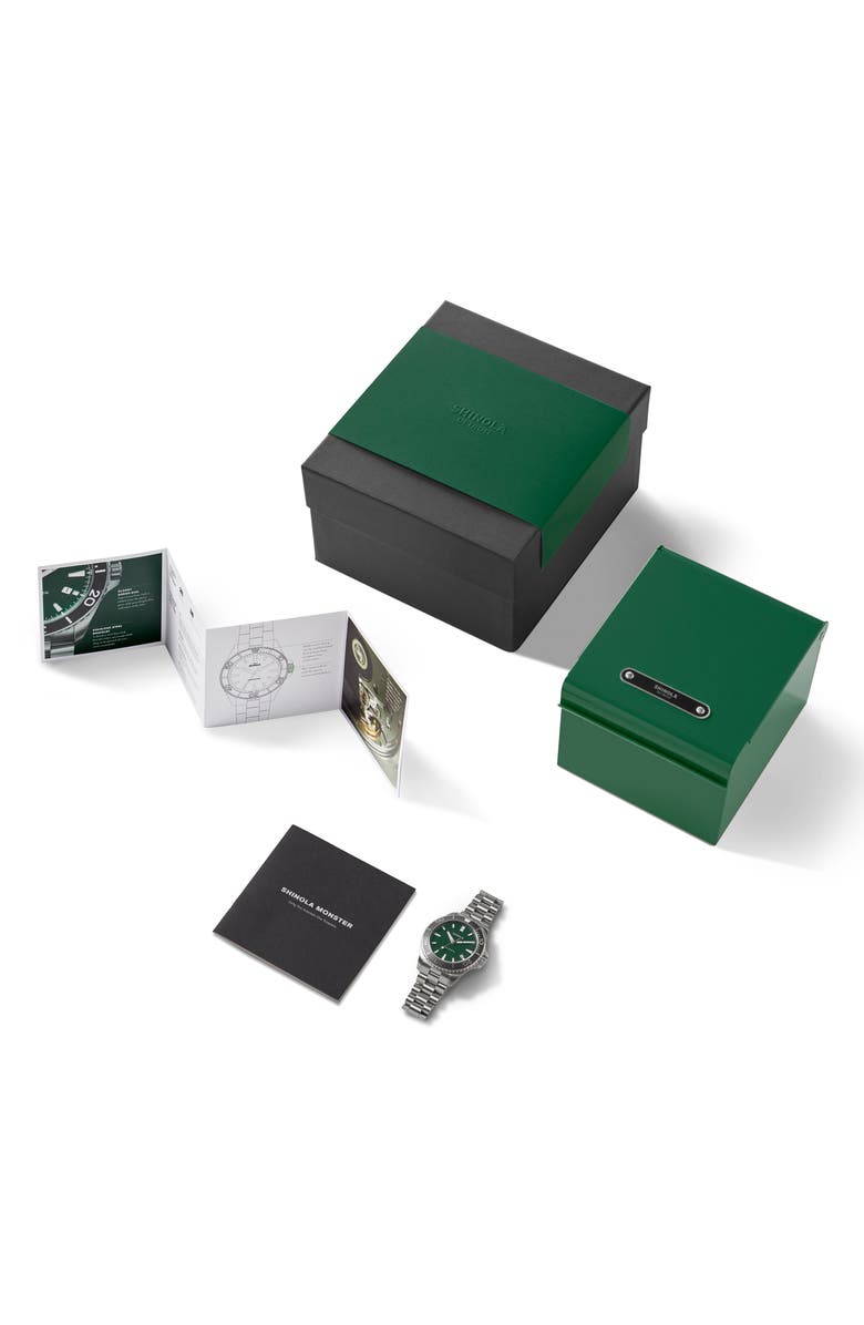 Shinola The Monster Automatic Bracelet Watch, 43mm, Alternate, color,