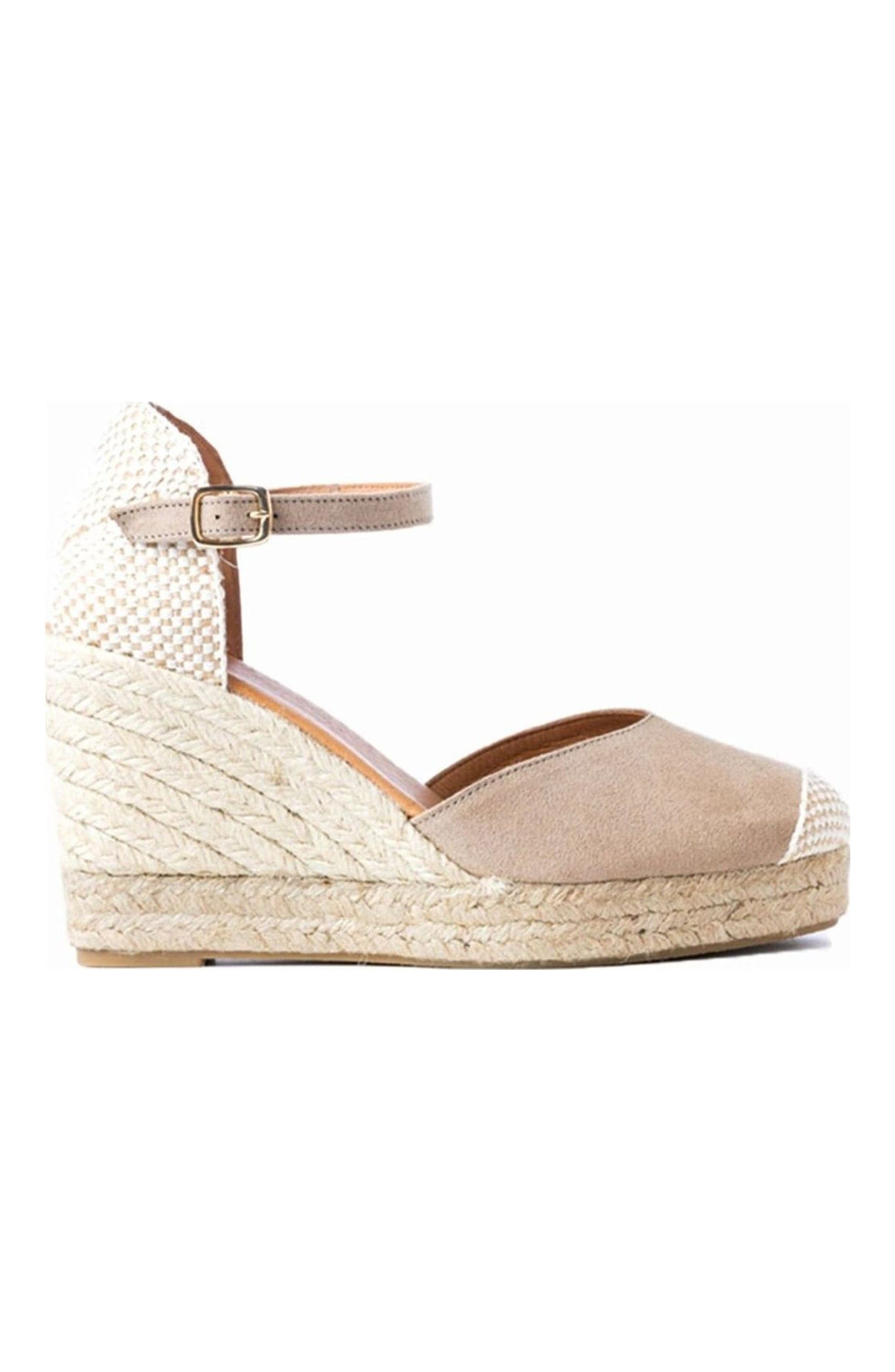 Jimena High-Strap All Black Espadrille, Alternate, color, Taupe