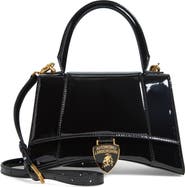 Balenciaga x Automobili Lamborghini Small Hourglass Patent Leather Top Handle Bag