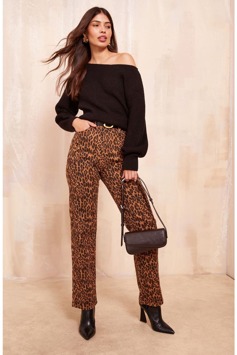 One-Shoulder Sweater, Alternate, color, BLACK