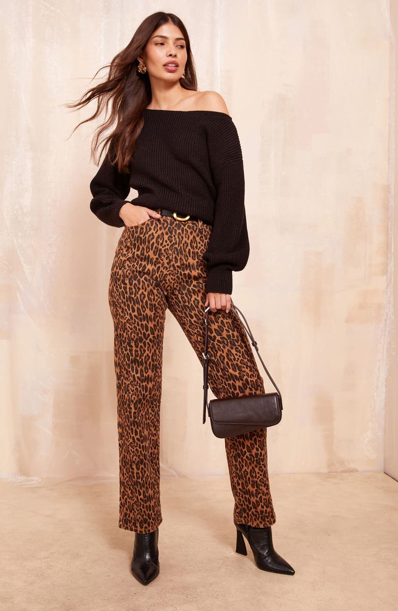 Friends Like These One-Shoulder Sweater, Alternate, color, Black