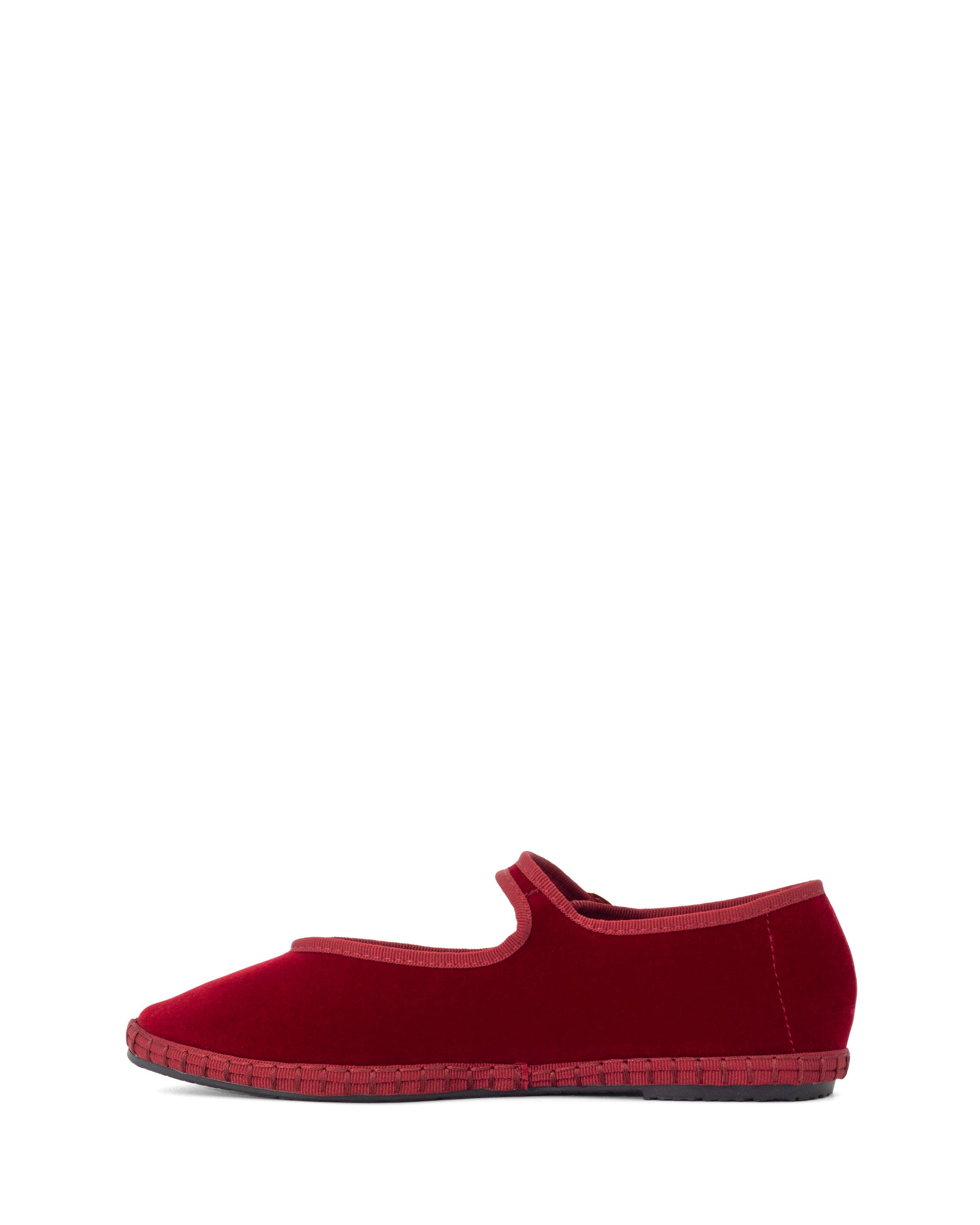 ALEGRIA Round Toe mary jane ballet flats, Alternate, color, Port Velvet