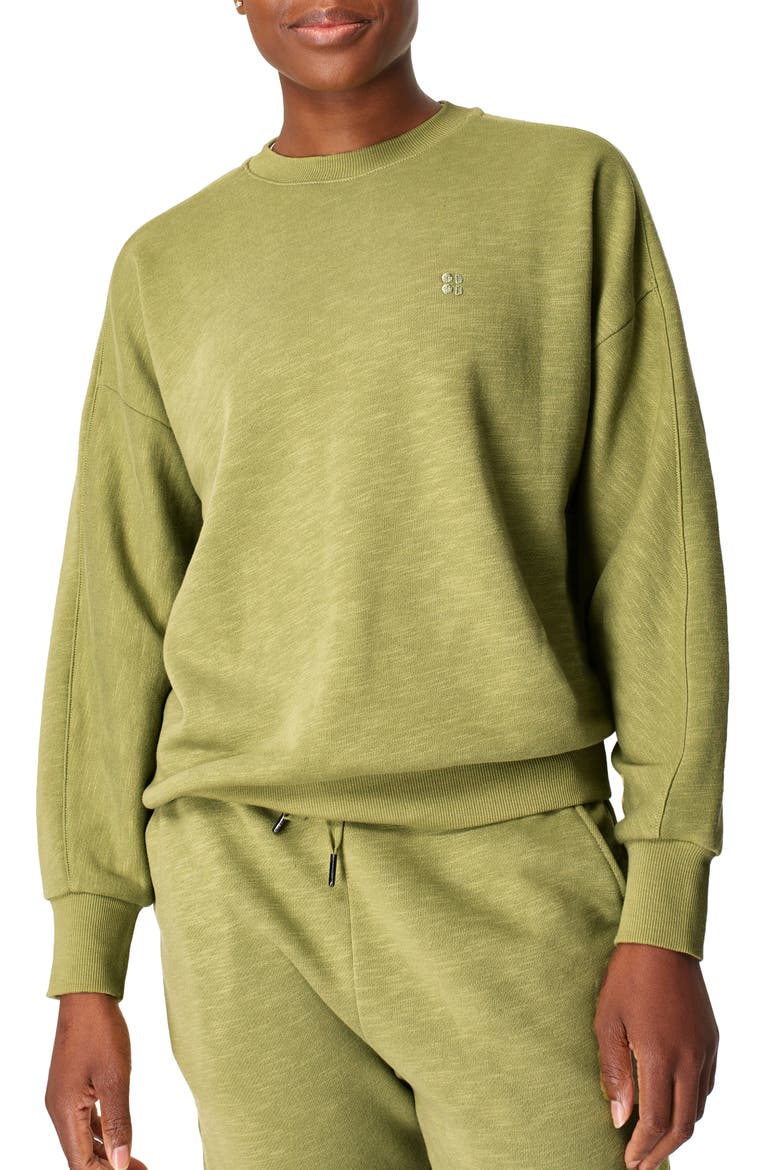 Essentials Sweatshirt, Main, color, FERN GREEN