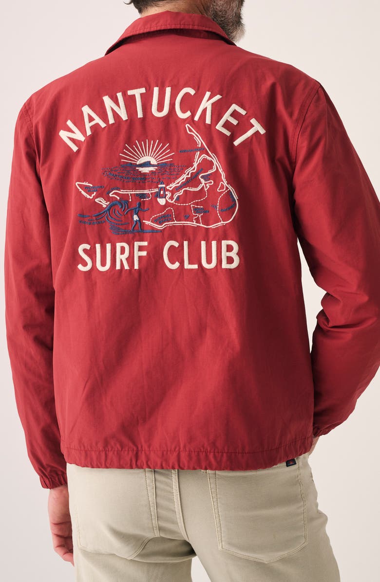 Faherty Nantucket Coaches Water Resistant Jacket, Alternate, color,