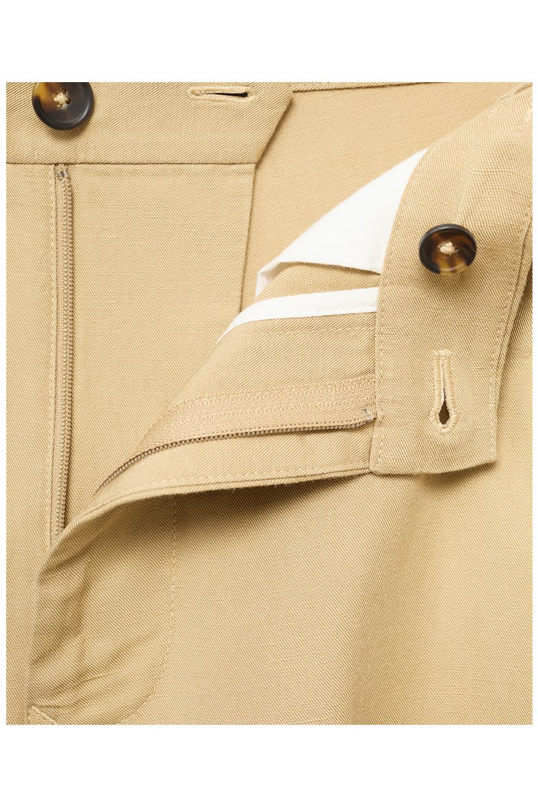 Elastic Waist Shorts, Alternate, color, BEIGE