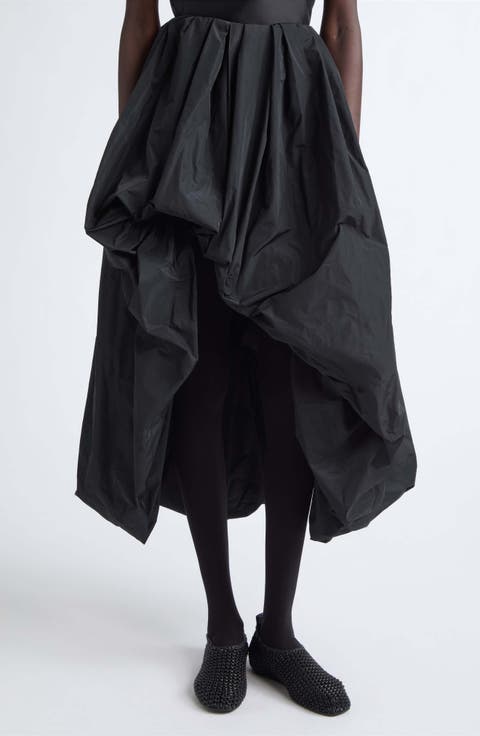 Gathered Draped Skirt