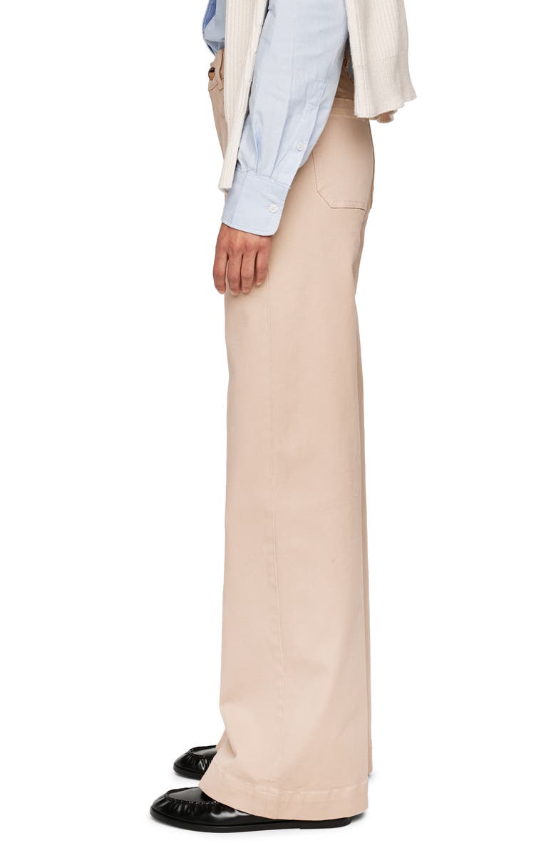 DL1961 Hepburn High Waist Wide Leg Jeans, Alternate, color, Chardonnay Twill