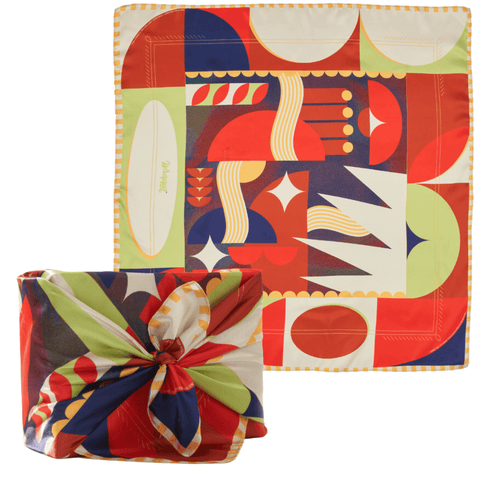 Vision | 28" Mulberry Silk Furoshiki Gift Wrap by Essery Waller