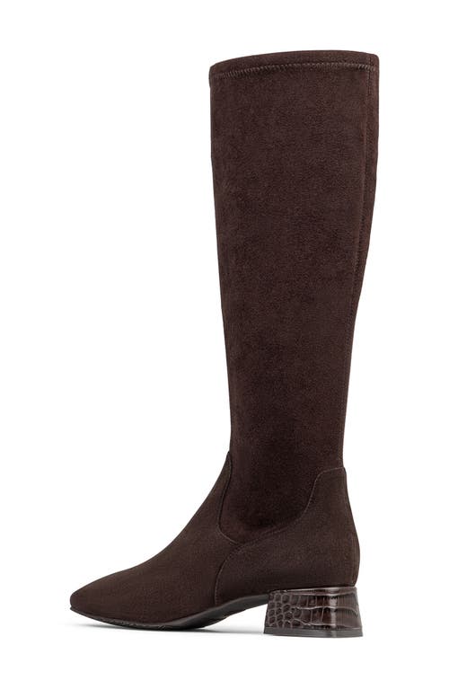 Donald Pliner Avera Knee High Boot In Dark Brown