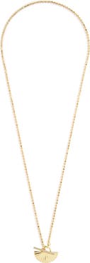 Brook and York Celeste Fan Pendant Toggle Necklace